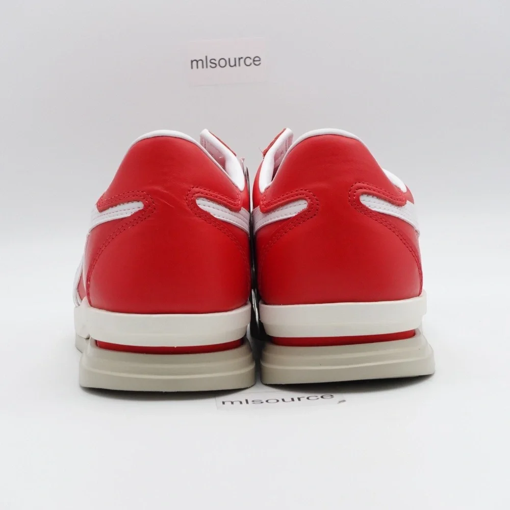 NEW Size 11 Men's Onitsuka Tiger Tiger Corsair EX Leather Platform Sneakers Red